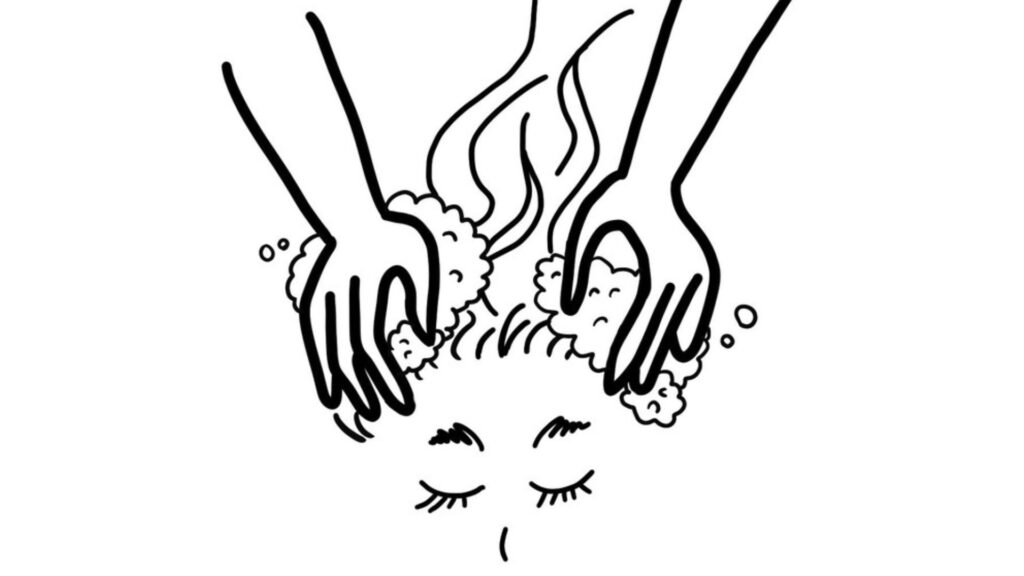 Anchorヘッドスパのイメージイラスト