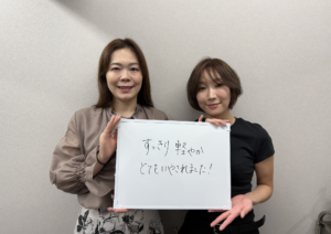 お客さまとの写真